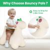 imageBouncy Pals Dinosaur Hopping Horse Toddler Boys Inflatable Bouncing Animal Dinos Hopper Toy Baby Indoor Ride on Bouncer Kids Outdoor Jump Toy First Birthday Gifts for 18 24 Months 2 3 4 Year Old