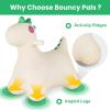imageBouncy Pals Dinosaur Hopping Horse Toddler Boys Inflatable Bouncing Animal Dinos Hopper Toy Baby Indoor Ride on Bouncer Kids Outdoor Jump Toy First Birthday Gifts for 18 24 Months 2 3 4 Year Old