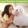 imageBouncy Pals Sheep Hopping Horse Toddler Boy Girls Inflatable Bouncing Farm Animal Hopper Kids Outdoor Jumping Lamb Toy Indoor Plush Ride on Bouncer Birthday Gifts for 18 24 Months 2 3 4 5 Year Old