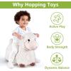 imageBouncy Pals Sheep Hopping Horse Toddler Boy Girls Inflatable Bouncing Farm Animal Hopper Kids Outdoor Jumping Lamb Toy Indoor Plush Ride on Bouncer Birthday Gifts for 18 24 Months 2 3 4 5 Year Old