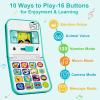imageiPlay iLearn Baby Cell Phone Toy 612 Month Toddler Flip Smartphone Pretend Play Mirror Sound Kids Music Learning Montessori Travel Game Infant Fun Birthday Gift 1218M Children Boy Girl 1 2 3 Yr