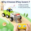 imageiPlay iLearn Baby Farm Tractor Toy Cool Remote Control Truck Toy for Toddler 23 Infant Music RC Animal Trailer WSound Easter Birthday Gift for 18 24 Month 2 3 4 Year Old Boy Girl Kid Children