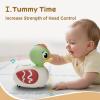 imageiPlay iLearn Baby Musical Duck Toy Infant Tummy Time Crawling Toy Toddler Music Duck WLight Sound 612 Month Sensory Development Learning Birthday Stocking Gift 7 8 9 10 Month 1 Year Old Boy Girl
