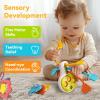 imageiPlay iLearn Baby Toy 612 Month Infant Sensory Teething Toy Toddler Montessori Learning Activity Busy Play Set Babies Crib Carseat Travel First Birthday Gift 7 9 10 Month 1 2 Year Old Girl Boy