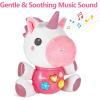 imageiPlay iLearn Baby Unicorn Musical Toys Newborn Girls Gift Soft Unicorn Plush Stuffed Animal Infant Light Music Time 1st Birthday Shower Gift Stuffers for 0 1 2 3 6 9 12 18 Month 13 Yrs ToddlersUnicorn