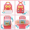 imageiPlay iLearn Backpack Dollhouse Playset for Girls 35 Kids Pretend Play Doll House Set W Portable Backpack Dolls School Accessories Birthday Gifts for 4 5 6 Year Olds Children ToddlersBackpack