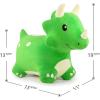 imageiPlay iLearn Bouncy Pals Dinosaur Hopper Toy 2 Year Old Boy Toddler Plush Bounce Animals Ride on Bouncing Triceratops for Kids Outdoor Hopping Horse Bouncer Cool Birthday Gifts 3 4 5 6 Yr GirlsDinosaur Hopper
