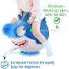 imageiPlay iLearn Bouncy Pals Kid Shark Bouncy Balls Toddler Hammer Head Shark Bouncing Ball WHandle Outside Ride Hopper Toy Outdoor Active Hopping Jumper Birthday Gift 2 3 4 5 6 Year Old Boy GirlHammerhead Shark