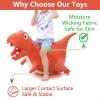 imageiPlay iLearn Bouncy Pals Kids Dinosaur Hopper Ball Inflatable Bouncing Animal Hopping Toys Large Plush Ride on TREX Bouncer Outdoor Indoor Birthday Gift for 3 4 5 6 Year Old Boys Girls ToddlersTREX