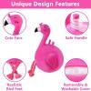 imageiPlay iLearn Bouncy Pals Kids Flamingo Hopper Ball Inflatable Bouncing Animal Hopping Toys Pink Plush Ride on Bouncer Outdoor Indoor Active Jumping Birthday Gift for 3 4 5 6 Year Old Girl ToddlerFlamingo