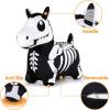 imageiPlay iLearn Bouncy Pals Skeleton Hopping Horse Toddler Bouncing Animal Toys Inflatable Plush Bounce Hopper Kid Indoor Ride On Bouncer Halloween Birthday Gifts 18 Months 2 3 4 5 Year Old Boy Girl
