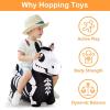 imageiPlay iLearn Bouncy Pals Skeleton Hopping Horse Toddler Bouncing Animal Toys Inflatable Plush Bounce Hopper Kid Indoor Ride On Bouncer Halloween Birthday Gifts 18 Months 2 3 4 5 Year Old Boy Girl
