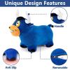 imageiPlay iLearn Bouncy Pals Tiger Hopper Toy Toddler Hopping Horse Kid Plush Ride on Animal Bouncer WPump Inflatable Bouncing Rider Indoor Outdoor Jumping Birthday Gift 2 3 4 5 6 Year Old Boy GirlBull