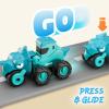 imageiPlay iLearn Dinosaur Truck Toys for Toddlers Boys Dinos Press Go Racing Cars Kids Construction Sandbox Vehicles Playset Baby Push Go Friction Car Set Birthday Gift for 18 Month 2 3 4 5 Years Old