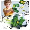 imageiPlay iLearn Kids Dinosaur Cars Launcher Toys Set Boys Dino Ejecting Vehicle Playset Toddlers Mini Push Go Catapult Press to Launch Cool Birthday Gifts Party Favors for 3 4 5 6 Years Old Children