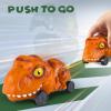 imageiPlay iLearn Kids Dinosaur Cars Launcher Toys Set Boys Dino Ejecting Vehicle Playset Toddlers Mini Push Go Catapult Press to Launch Cool Birthday Gifts Party Favors for 3 4 5 6 Years Old Children