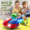 imageiPlay iLearn Kids Dinosaur Remote Control Car Toys Set Dino RC Race Vehicles Playset Electronic Bump Pop Game Cool Indoor Outdoor Birthday Gift 3 4 5 6 7 812 Years Old Toddlers Boys Children Teen