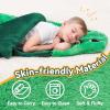 imageiPlay iLearn Kids Dinosaur Sleeping Bag Toddler Boys Dinos Nap Mat Plush Animal Slumber Bag 2 In 1 Daycare Preschool Kindergarten Birthday Gift Travel Sleepover for 3 4 5 6 7 8 10 12 Yr Child TeenDinosaur