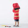 imageiPlay iLearn Kids Firefighter Costumes Toddler Fireman Dress up Boy Fire Pretend Chief Outfit Halloween Role Play Career Suit WWalkie Talkie Hose Party Birthday Gift for 3 4 5 6 7 Year Old GirlFire Fighter