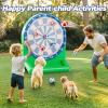 imageiPlay iLearn Kids Fun Dartboard Outdoor Toys Inflatable Dart Board Toss Game Toddler Backyard Lawn Yard Play Cool Indoor Family Party Birthday Gift for Ages 3 4 5 6 7 8 Boys Girls Children TeensGreen
