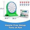 imageiPlay iLearn Kids Fun Dartboard Outdoor Toys Inflatable Dart Board Toss Game Toddler Backyard Lawn Yard Play Cool Indoor Family Party Birthday Gift for Ages 3 4 5 6 7 8 Boys Girls Children TeensGreen
