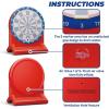 imageiPlay iLearn Kids Fun Dartboard Outdoor Toys Inflatable Dart Board Toss Game Toddler Backyard Lawn Yard Play Cool Indoor Family Party Birthday Gift for Ages 3 4 5 6 7 8 Boys Girls Children TeensRed