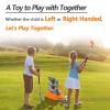 imageiPlay iLearn Kids Golf Balls Toys Set One Dozen Outdoor Sport Ball Toy Age 35 Toddler Indoor Golf Ball Game Child Active Exercise Yard Play Birthday Gifts for 4 6 7 8 Year Olds Boys GirlsOrange Golf