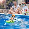 imageiPlay iLearn Kids Remote Control Boat Toy Toddler RC Kayak Paddle Boats Bath Toys Boys 4812 Water Racing WLight Outdoor Pool Lake Bathtub Birthday Gifts 5 6 7 9 10 Year Old Child GirlBlueGreen