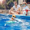 imageiPlay iLearn Kids Remote Control Boat Toy Toddler RC Kayak Paddle Boats Bath Toys Boys 4812 Water Racing WLight Outdoor Pool Lake Bathtub Birthday Gifts 5 6 7 9 10 Year Old Child GirlBlueBlue