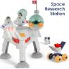 imageiPlay iLearn Kids Space Toys Spaceship Adventure Planet Playset W 2 Astronaut Rocket Shuttle Boy Educational STEM Outer Space Solar System Toy Cool Birthday Gift 3 4 5 6 7 8 Year Old Girl Toddler