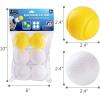 imageiPlay iLearn Pitching Machine Baseball ampamp Tennis Plastic Replacement Balls Sports Training Ball 6Pcs Set Outdoors Game Set Active Learning Gift Age 4 5 6 7 8 Year Olds Kids Boys Girls