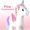 imageiPlay iLearn Plush Magic Unicorn Toy WRemote Control Fairy Magical Wand Girl Music Unicorn Stuffed Animal WLED Light Sound Interactive Birthday Gift 18 24 Month Baby Toddler 2 3 4 5 6 7 Year Kid