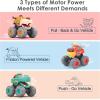 imageiPlay iLearn Toddler Monster Truck Toy Baby Pull Back Toy Car 1 2 3 Year Old Boy BigWheels Play Vehicles Friction Powered Babies Push Go Animal Car Cool Birthday Gift for 12 18 24 Month Kid GirlMonster Truck