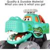 imageiPlay iLearn Toddler Monster Truck Toy Baby Pull Back Toy Car 1 2 3 Year Old Boy BigWheels Play Vehicles Friction Powered Babies Push Go Animal Car Cool Birthday Gift for 12 18 24 Month Kid GirlMonster Truck