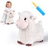 imageBouncy Pals Sheep Hopping Horse Toddler Boy Girls Inflatable Bouncing Farm Animal Hopper Kids Outdoor Jumping Lamb Toy Indoor Plush Ride on Bouncer Birthday Gifts for 18 24 Months 2 3 4 5 Year Old