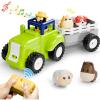 imageiPlay iLearn Baby Farm Tractor Toy Cool Remote Control Truck Toy for Toddler 23 Infant Music RC Animal Trailer WSound Easter Birthday Gift for 18 24 Month 2 3 4 Year Old Boy Girl Kid Children
