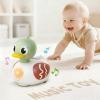 imageiPlay iLearn Baby Musical Duck Toy Infant Tummy Time Crawling Toy Toddler Music Duck WLight Sound 612 Month Sensory Development Learning Birthday Stocking Gift 7 8 9 10 Month 1 Year Old Boy Girl