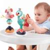 imageiPlay iLearn Baby Rattles Set Infant High Chair Toys WSuction Cup Grab N Spin Interactive Development Baby Tray Toy Newborn Gifts for 6 9 12 18 24 Months 1 2 Year Olds Boys Girls Kids