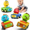 imageiPlay iLearn Press Go Car Toys for Toddlers 13 Baby Animal Race Cars Infant Play Vehicle Set Boy Push Go Friction Dinos Cars for 691218 Month Birthday Gift Stocking Stuffer for 12 Yr Old Kid