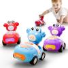 imageiPlay iLearn Press to Go Crab Car Toys Set for Toddlers 13 Baby Push Go Friction Racing Cars Infant Play Vehicle Set 1st Birthday Gift for 121824 Months 1 2 3 One Yrs Old Boys Girls Child Kid