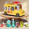 imageiPlay iLearn Toddler Busy Bus Toy Kids Take Apart School Bus WTools Steering Wheel ampamp Gears Push Go Assemble Truck STEM Learning Fine Motor Montessori Toy Birthday Gifts 3 4 5 Year Old Boy Girl