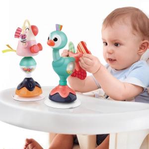 imageiPlay iLearn Baby Rattles Set Infant High Chair Toys WSuction Cup Grab N Spin Interactive Development Baby Tray Toy Newborn Gifts for 6 9 12 18 24 Months 1 2 Year Olds Boys Girls Kids