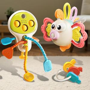 imageiPlay iLearn Baby Toy 612 Month Infant Sensory Teething Toy Toddler Montessori Learning Activity Busy Play Set Babies Crib Carseat Travel First Birthday Gift 7 9 10 Month 1 2 Year Old Girl Boy