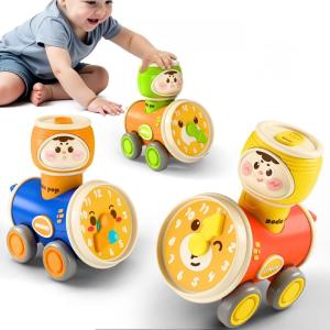 imageiPlay iLearn Press to Go Car Toys Set for Toddlers 13 Baby Push Go Friction Racing Cars Infant Play Vehicle Set 1st Birthday Gifts for 691218 Months 1 2 3 One Years Old Boys Girls Child Kids
