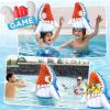 imagePool Wave Kids Shark Pool Toy 3in1 Inflatable Float Water Game Basketball Football Head Hoop Toss Toddler Outdoor Summer Swimming Floating Cool Family Party Gift Age 3 4 5 6 7 8 Year Old Boy Girl