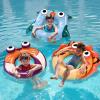 imagePool Wave Kids Swim Rings Pool Floats Toddler Inflatable Animal Swimming Tube Floaties Summer Outdoor Water Floating Toy Family Party Gift 3 4 5 6 7 8 9 Year Old Boy Girl Children Teen  3 PackLionWalrusOwl