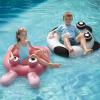 imagePool Wave Kids Swim Rings Pool Floats Toddler Inflatable Animal Swimming Tube Floaties Summer Outdoor Water Floating Toy Family Party Gift 3 4 5 6 7 8 9 Year Old Boy Girl Children Teen  3 PackRabbitPanda
