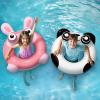 imagePool Wave Kids Swim Rings Pool Floats Toddler Inflatable Animal Swimming Tube Floaties Summer Outdoor Water Floating Toy Family Party Gift 3 4 5 6 7 8 9 Year Old Boy Girl Children Teen  3 PackRabbitPanda
