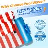 imagePool Wave Pool Floats Chairs Adult 2 Packs Heavy Duty Inflatable Swimming Pool Lounges Fabric Floating Hammock Kids Blow Up Pool Noodles Lake Raft Floaties Fun Summer Outdoor Water Party Game