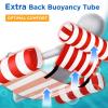 imagePool Wave Pool Floats Chairs Adult 2 Packs Heavy Duty Inflatable Swimming Pool Lounges Fabric Floating Hammock Kids Blow Up Pool Noodles Lake Raft Floaties Fun Summer Outdoor Water Party Game